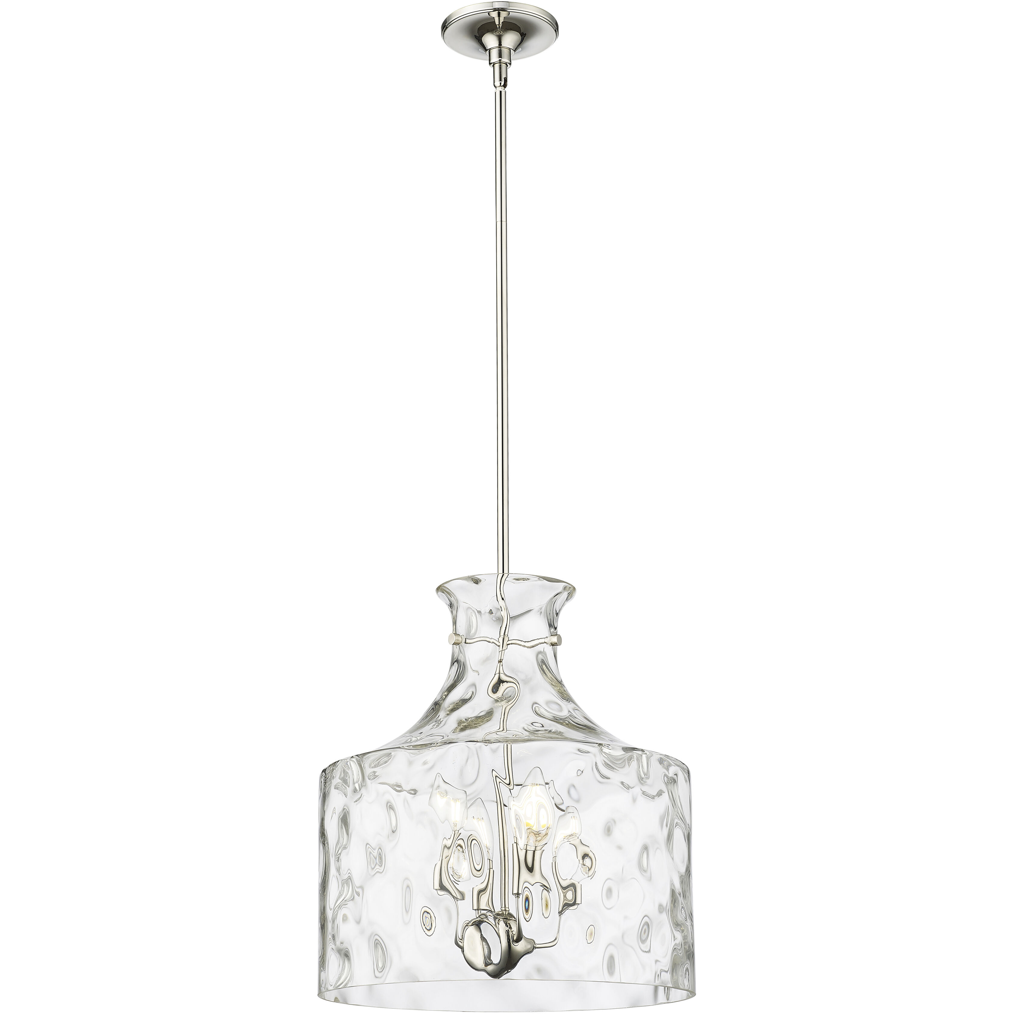 Santorini 4 Light 15 inch Polished Nickel Pendant Ceiling Light